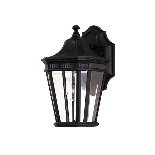 ELSTEAD COTSWOLD LANE 1 LIGHT SMALL WALL LANTERN - BLACK
