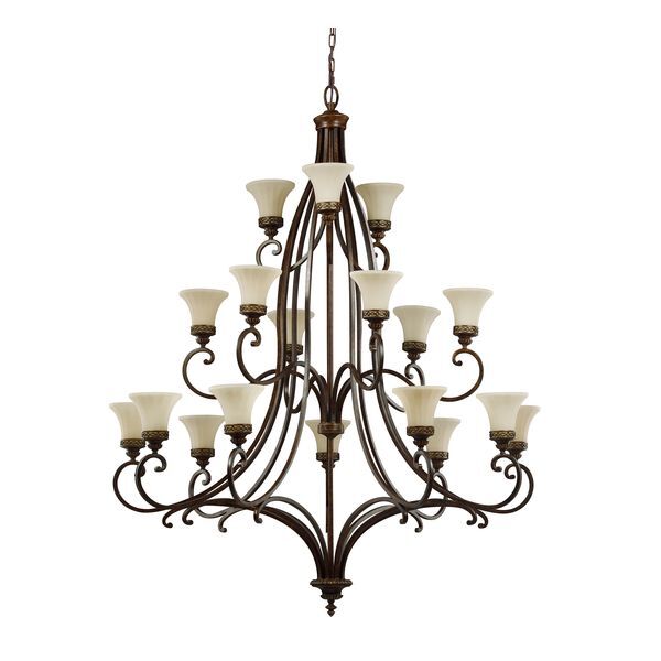 ELSTEAD DRAWING ROOM 18 LIGHT CHANDELIER