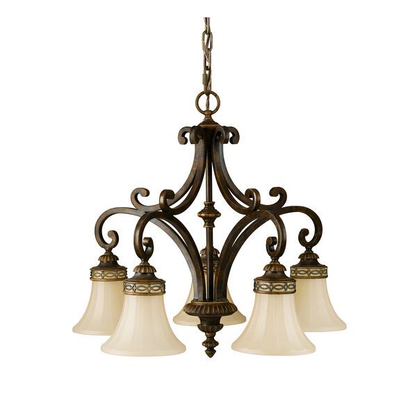 ELSTEAD DRAWING ROOM 5 LIGHT CHANDELIER