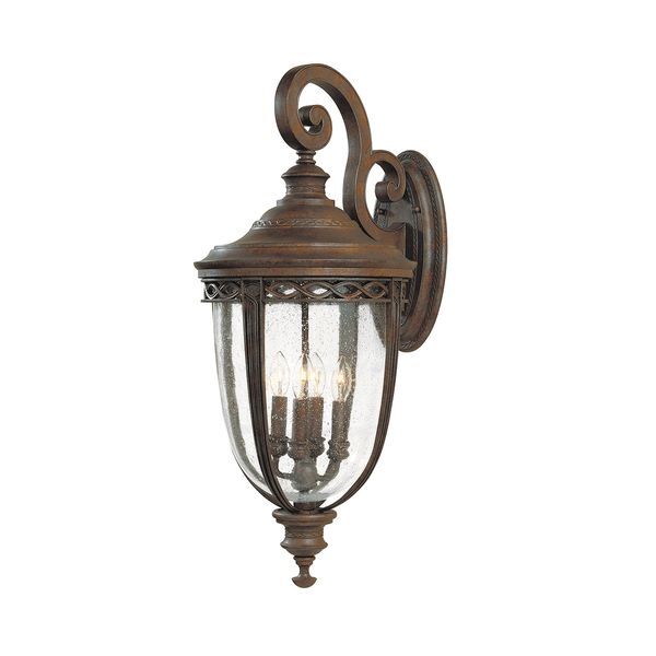 ELSTEAD ENGLISH BRIDLE 4 LIGHT X LARGE WALL LANTERN - BRITISH BRONZE