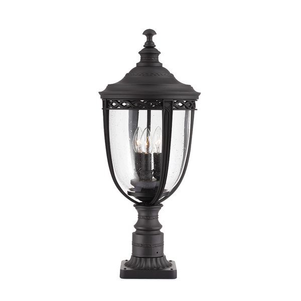 ELSTEAD ГРАДИНСКИ СТЪЛБ FE-EB3-L-BLK ENGLISH BRIDLE