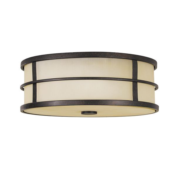 ELSTEAD FUSION 3 LIGHT FLUSH MOUNT
