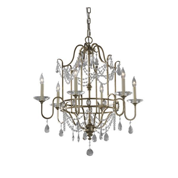 ELSTEAD GIANNA 6 LIGHT CHANDELIER