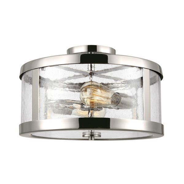 ELSTEAD HARROW 2 LIGHT SEMI FLUSH