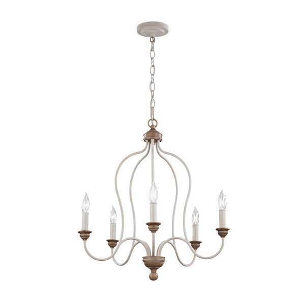 ELSTEAD HARTSVILLE 5 LIGHT CHANDELIER