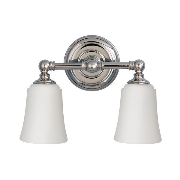 ELSTEAD HUGUENOT LAKE 2 LIGHT ABOVE MIRROR LIGHT