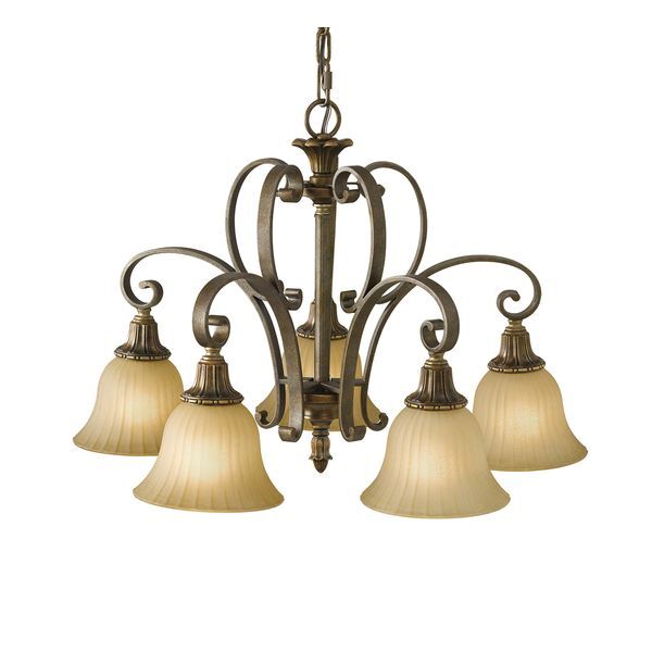ELSTEAD KELHAM HALL 5 LIGHT DOWN LIGHT CHANDELIER