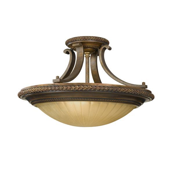 ELSTEAD KELHAM HALL 2 LIGHT SEMI-FLUSH LIGHT