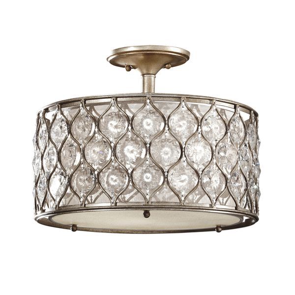 ELSTEAD LUCIA 1 LIGHT SEMI-FLUSH LIGHT