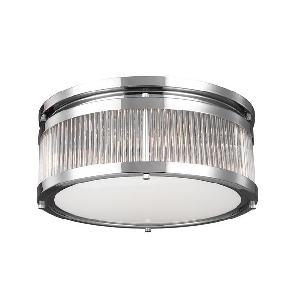 ELSTEAD PAULSON 3 LIGHT FLUSH MOUNT