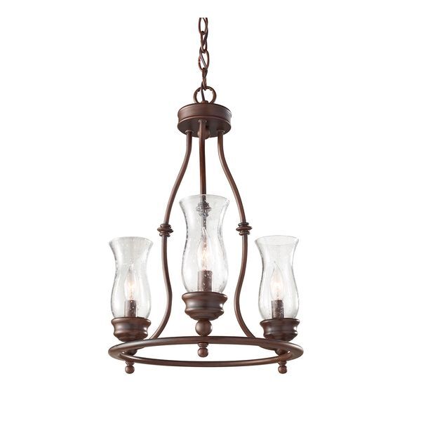 ELSTEAD PICKERING LANE 3 LIGHT CHANDELIER