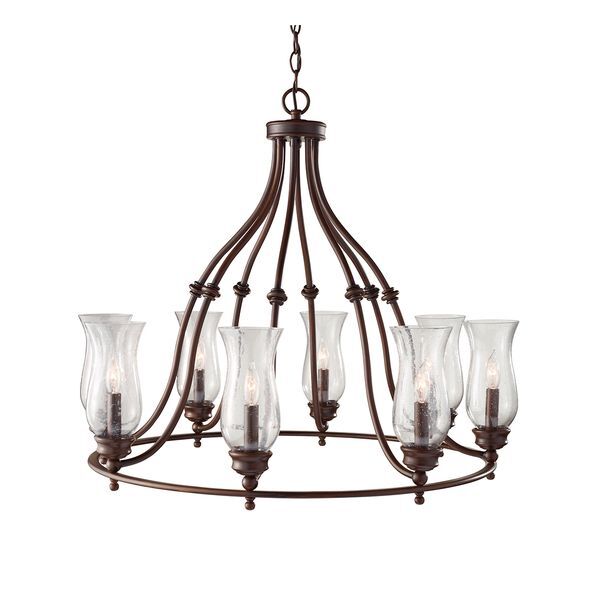 ELSTEAD PICKERING LANE 8 LIGHT CHANDELIER