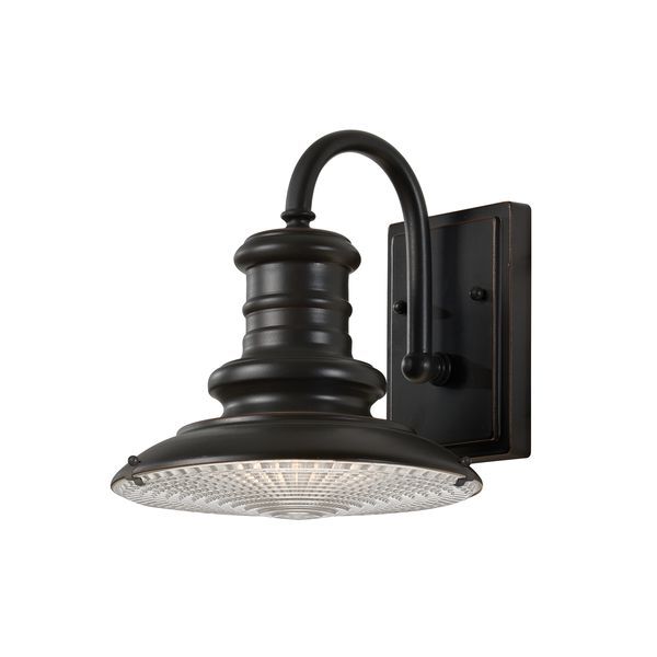 ELSTEAD REDDING STATION 1 LIGHT SMALL WALL LANTERN - RESTORATION BRONZE