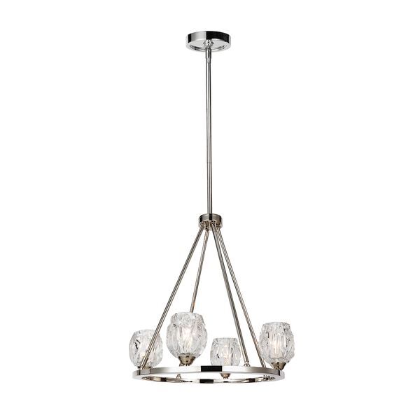 ELSTEAD RUBIN 4 LIGHT CHANDELIER