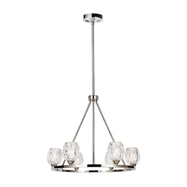 ELSTEAD RUBIN 6 LIGHT CHANDELIER