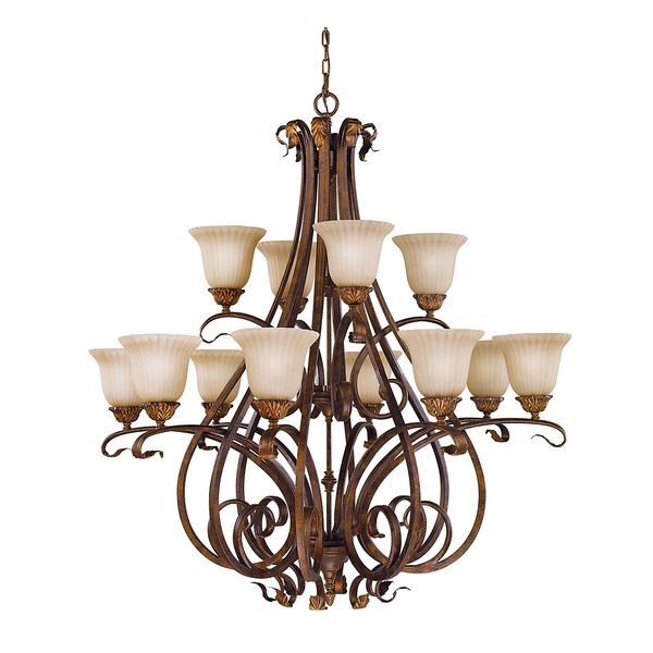 ELSTEAD SONOMA VALLEY 12 LIGHT CHANDELIER