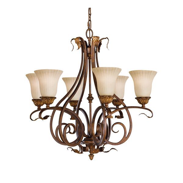 ELSTEAD SONOMA VALLEY 6 LIGHT CHANDELIER