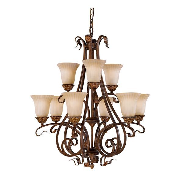 ELSTEAD SONOMA VALLEY 9 LIGHT CHANDELIER