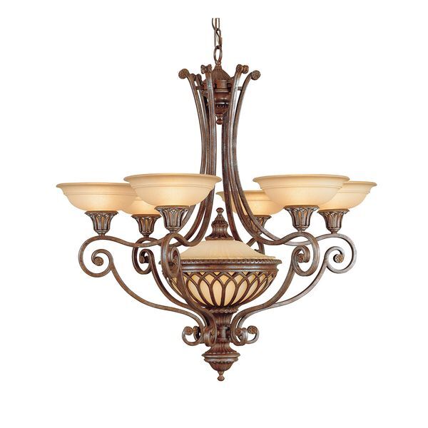 ELSTEAD STIRLING CASTLE 7 LIGHT CHANDELIER