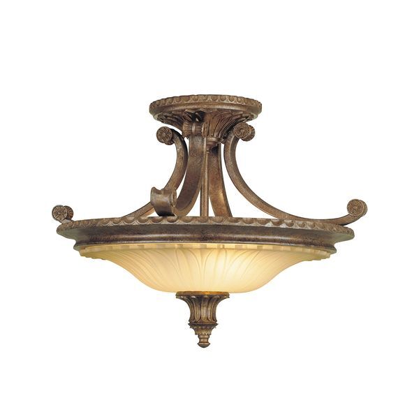 ELSTEAD STIRLING CASTLE 2 LIGHT SEMI-FLUSH