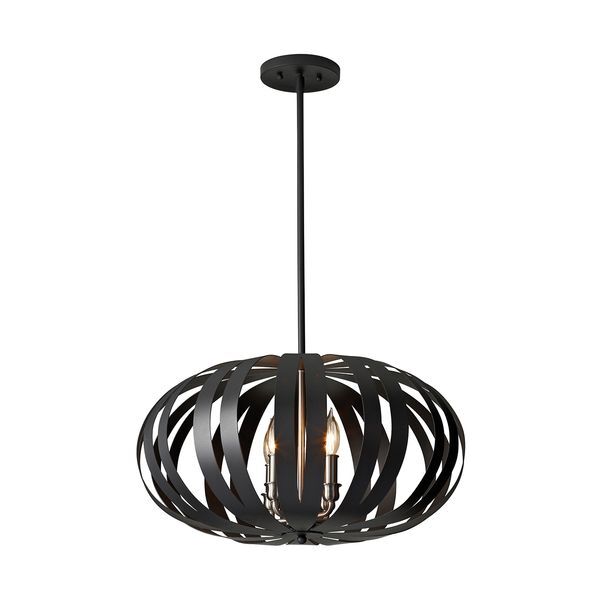 ELSTEAD WOODSTOCK 4 LIGHT MEDIUM CHANDELIER