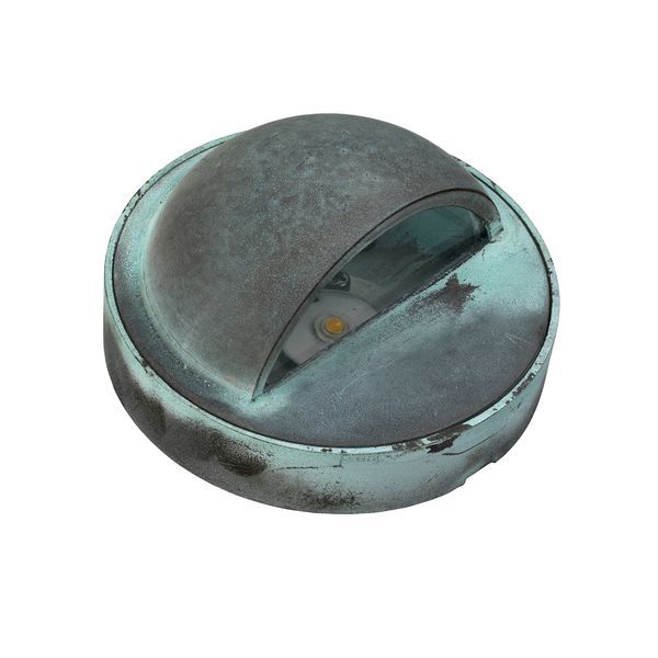 ELSTEAD BRONZE ROUND MINI EYELID LIGHT - VERDIGRIS