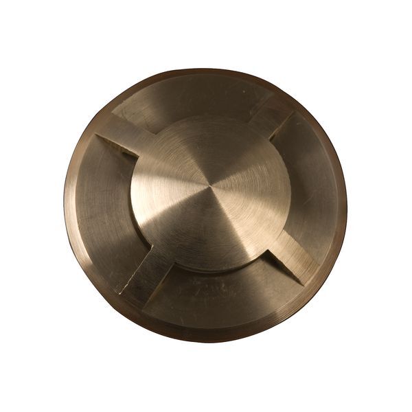 ELSTEAD FUSION 4 DIRECTION RING IN-GROUND LIGHT - BRASS