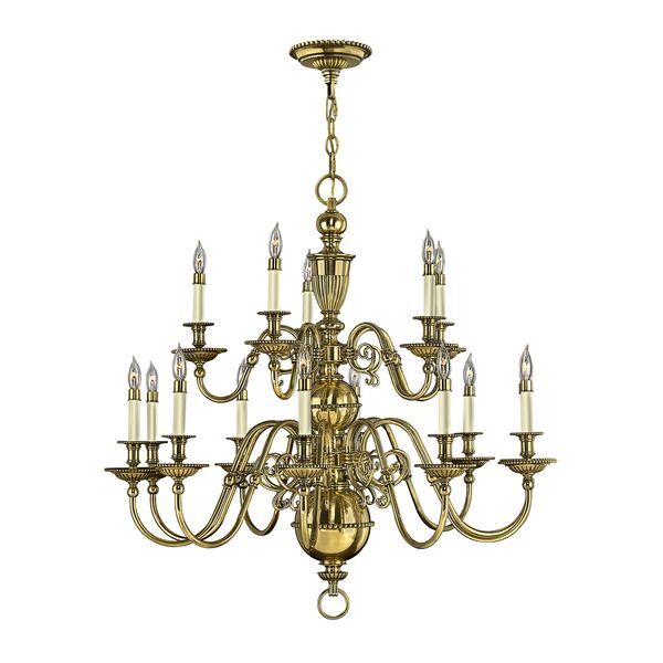 ELSTEAD CAMBRIDGE 15 LIGHT CHANDELIER