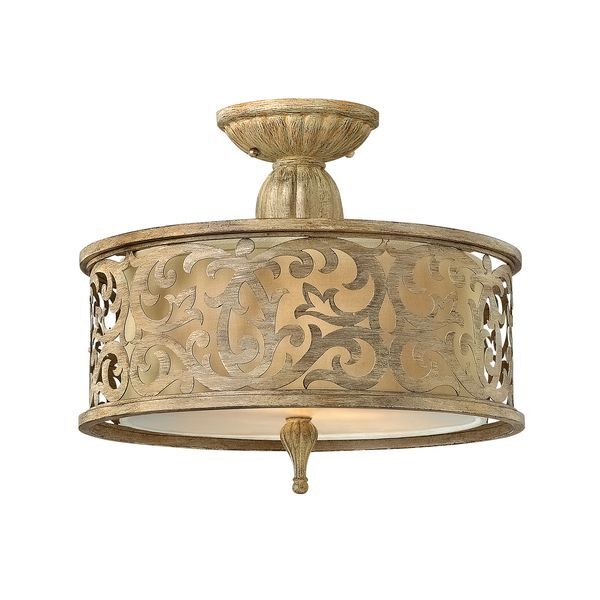 ELSTEAD CARABEL 2 LIGHT SMALL SEMI-FLUSH