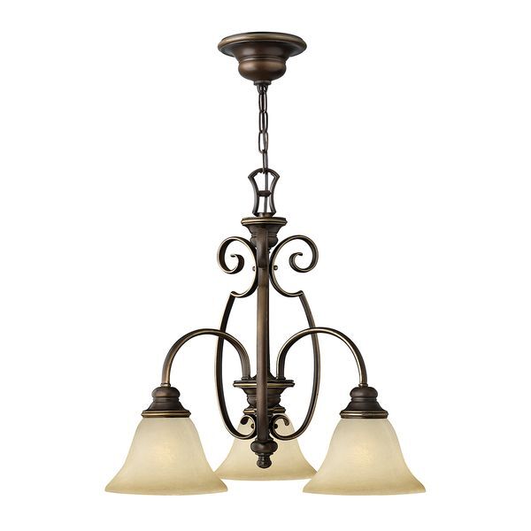 ELSTEAD CELLO 3 LIGHT CHANDELIER