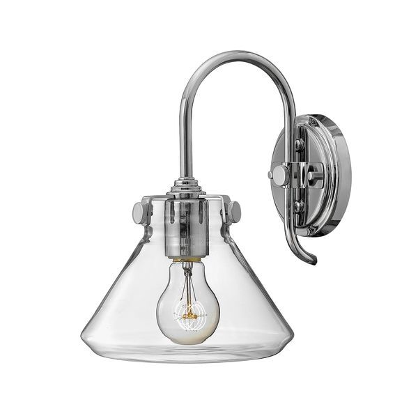 ELSTEAD CONGRESS 1 LIGHT CLEAR GLASS АПЛИК - CHROME