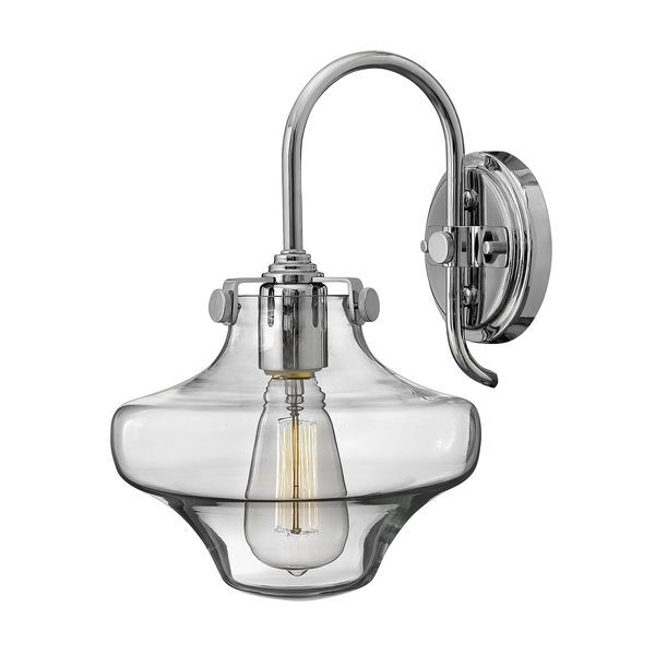 ELSTEAD CONGRESS 1 LIGHT CLEAR GLASS АПЛИК - CHROME