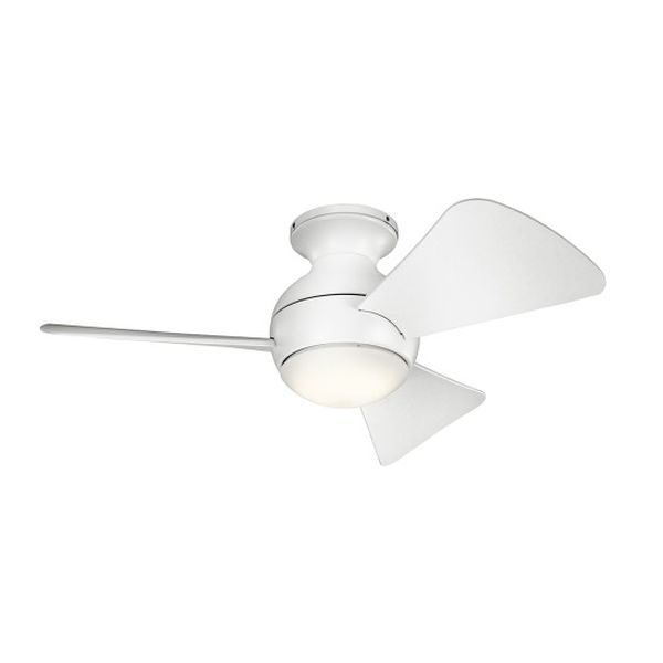 ELSTEAD LED ВЕНТИЛАТОР KLF-SOLA-34-WHT SOLA