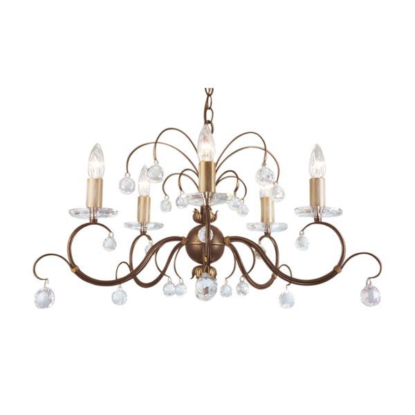 ELSTEAD LUNETTA 5 LIGHT CHANDELIER