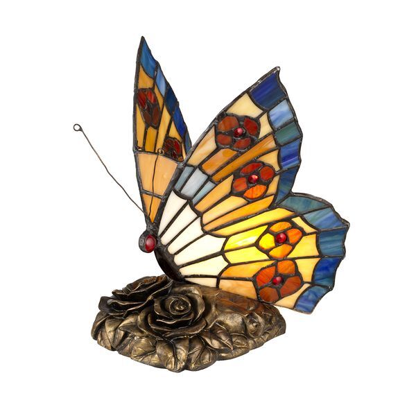 ELSTEAD НАСТОЛНА ЛАМПА QZ-OBUTTERFLY-TL TIFFANY ANIMAL LAMPS