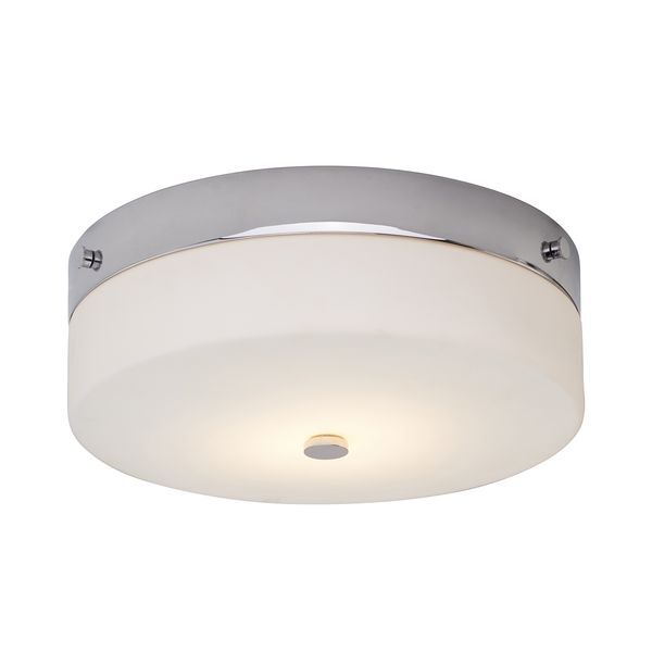 ELSTEAD TAMAR 1 LIGHT LARGE FLUSH LIGHT - POLISHED CHROME