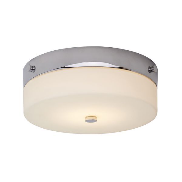 ELSTEAD TAMAR 1 LIGHT MEDIUM FLUSH LIGHT - POLISHED CHROME