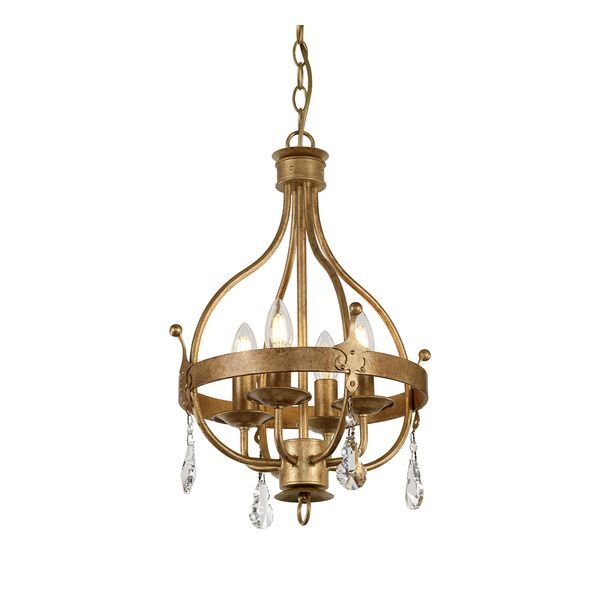 ELSTEAD WINDSOR 4 LIGHT ПЕНДЕЛ - GOLD PATINA