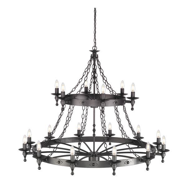 ELSTEAD WARWICK 18 LIGHT CHANDELIER
