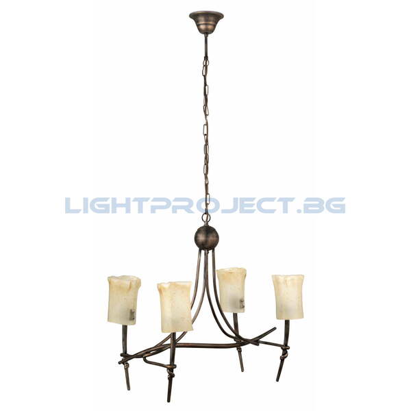 TORINO BROWN ПЕНДЕЛ4 X G9 40W