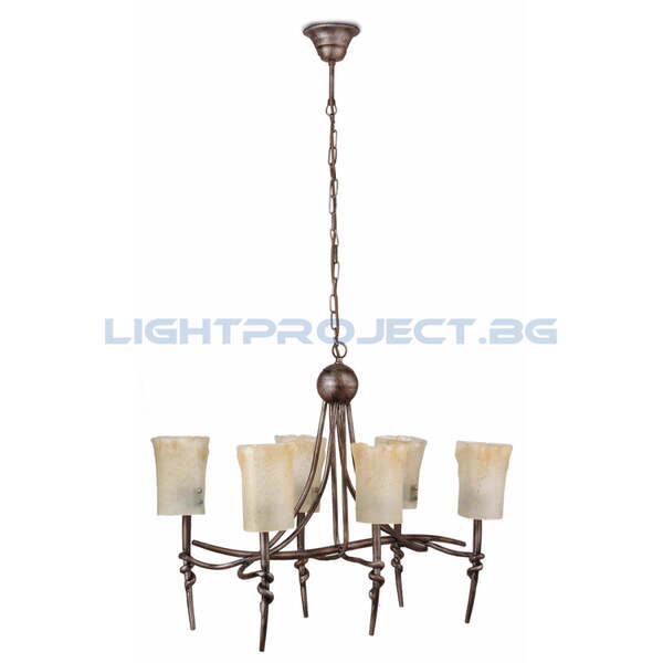 TORINO BROWN ПЕНДЕЛ6 X G9 40W