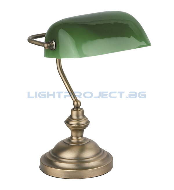 BANKER BRONZE НАСТОЛНА ЛАМПА 1 X E27 60W