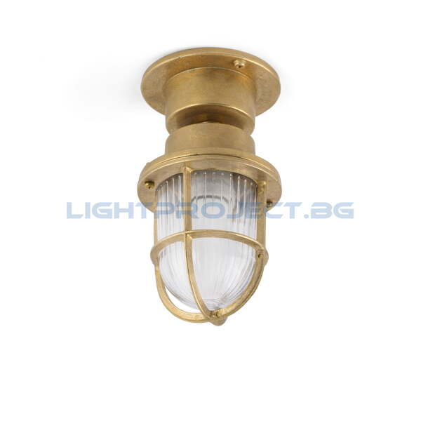 FARO LED ЛУНА ЗА ВЪНШЕН МОНТАЖ ВЛАГОЗАШИТЕНА МЕСИНГ IP44 MAUREN 70993 ВЛАГОЗАЩИТЕН