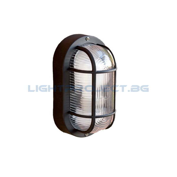 OVALO-N BLACK АПЛИК CLOSED 18 1 X E27 60W