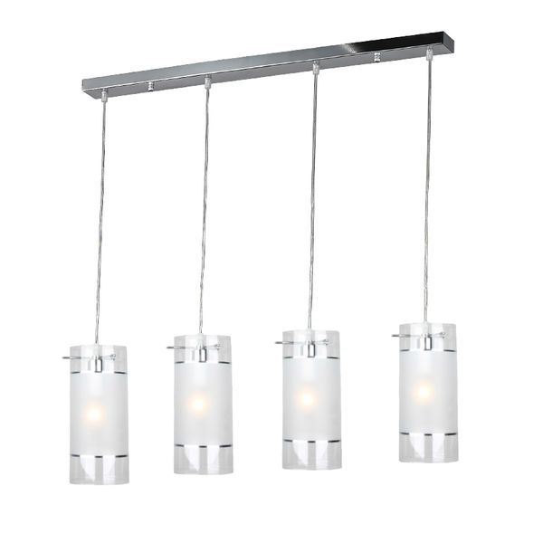 ACA LIGHTING HANGING-RAGGA GLASS FANDY 4XE14 MANE ACA-FW50674