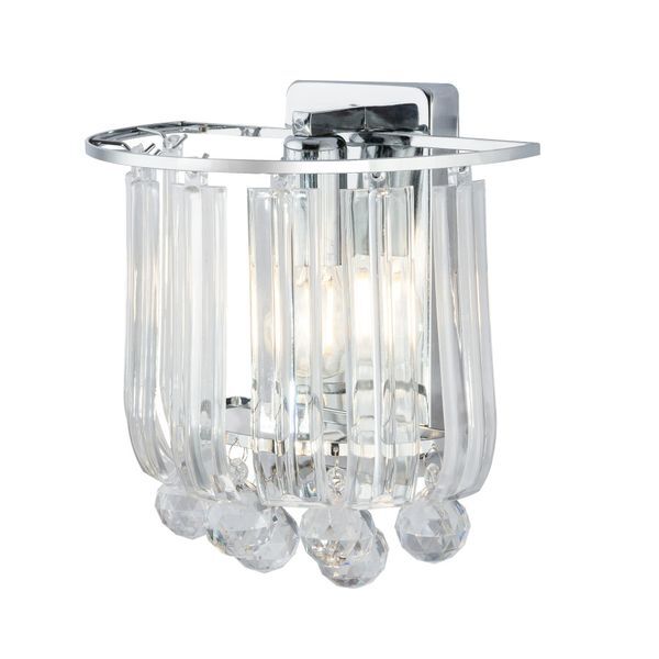 GLOBO 15303W MINNESOTA АПЛИК CHROME, ACRYLIC CRYSTALS TRANSLUCENT, ACRYLIC TRANSLUCENT, WXH:210X330, EXCL. 1XE14 40W 230V