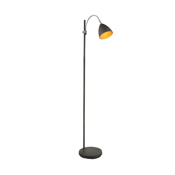 GLOBO 24858S ARCHIBALD ЛАМПИОН METAL ANTHRACITE, PLASTIC, ADJUSTABLE IN HEIGHT, SWITCH, LXWXH:420X250X1560, EXCL. 1XE14 40W 230V