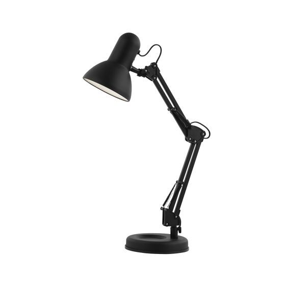 GLOBO 24880 FAMOUS НАСТОЛНА ЛАМПА METAL BLACK, PLASTIC, SWITCH, LXWXH:400X150X590, EXCL. 1XE27 40W 230V