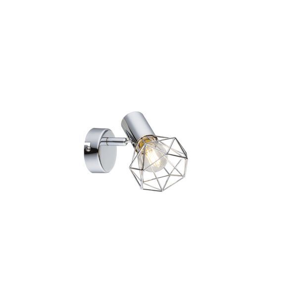 GLOBO 54802-1 XARA I СПОТLIGHT CHROME, CHROME, WXH:100X130, OH:150, EXCL. 1XE14 40W 230V