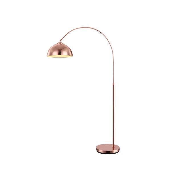 GLOBO 58227C NEWCASTLE ЛАМПИОН METAL COPPER, PLASTIC, ADJUSTABLE IN HEIGHT, SWITCH, LXWXH:920X300X1960, EXCL. 1XE27 40W 230V